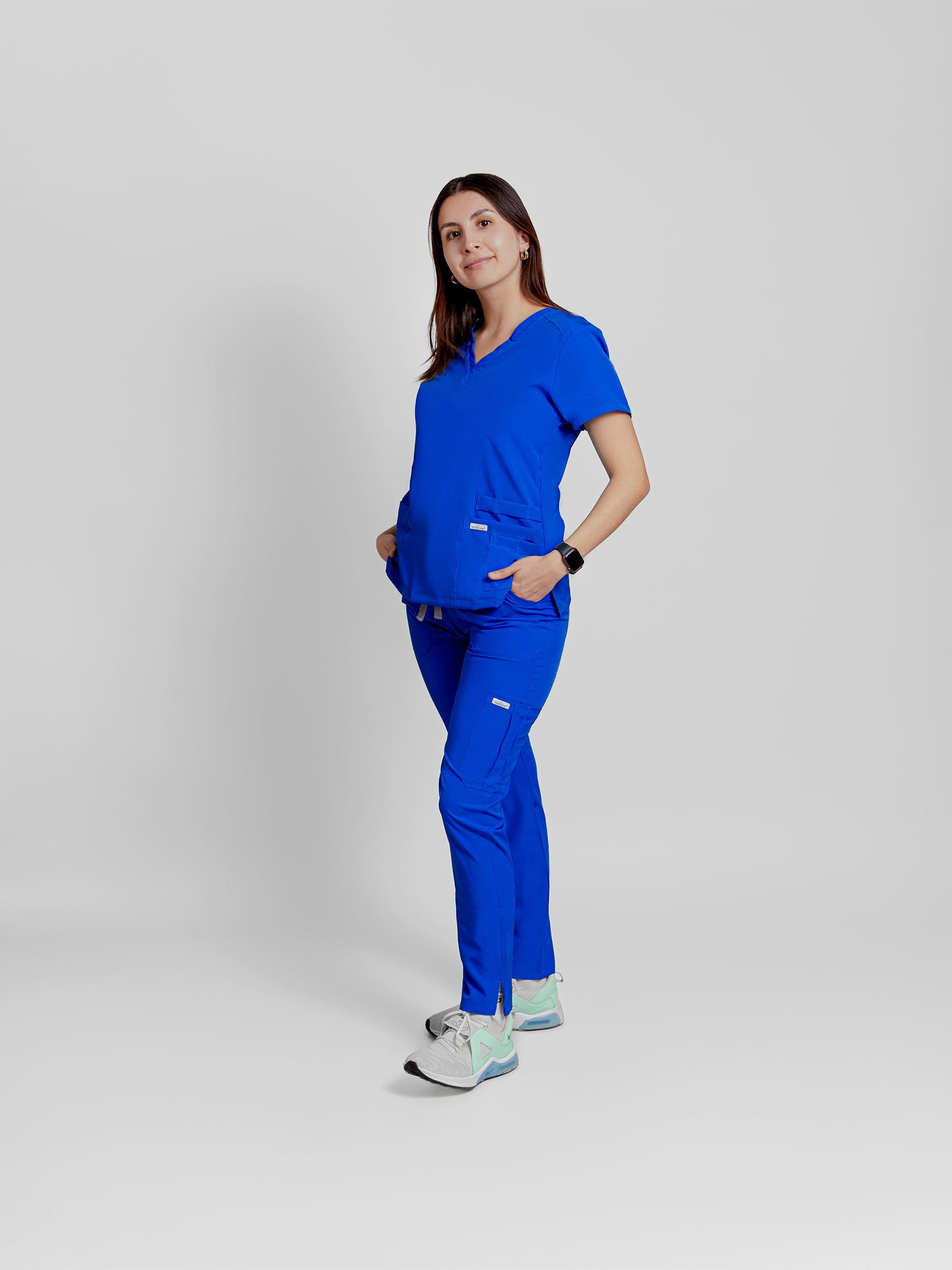 Pantalón Quirúrgico de Mujer Mérida - Azul Rey