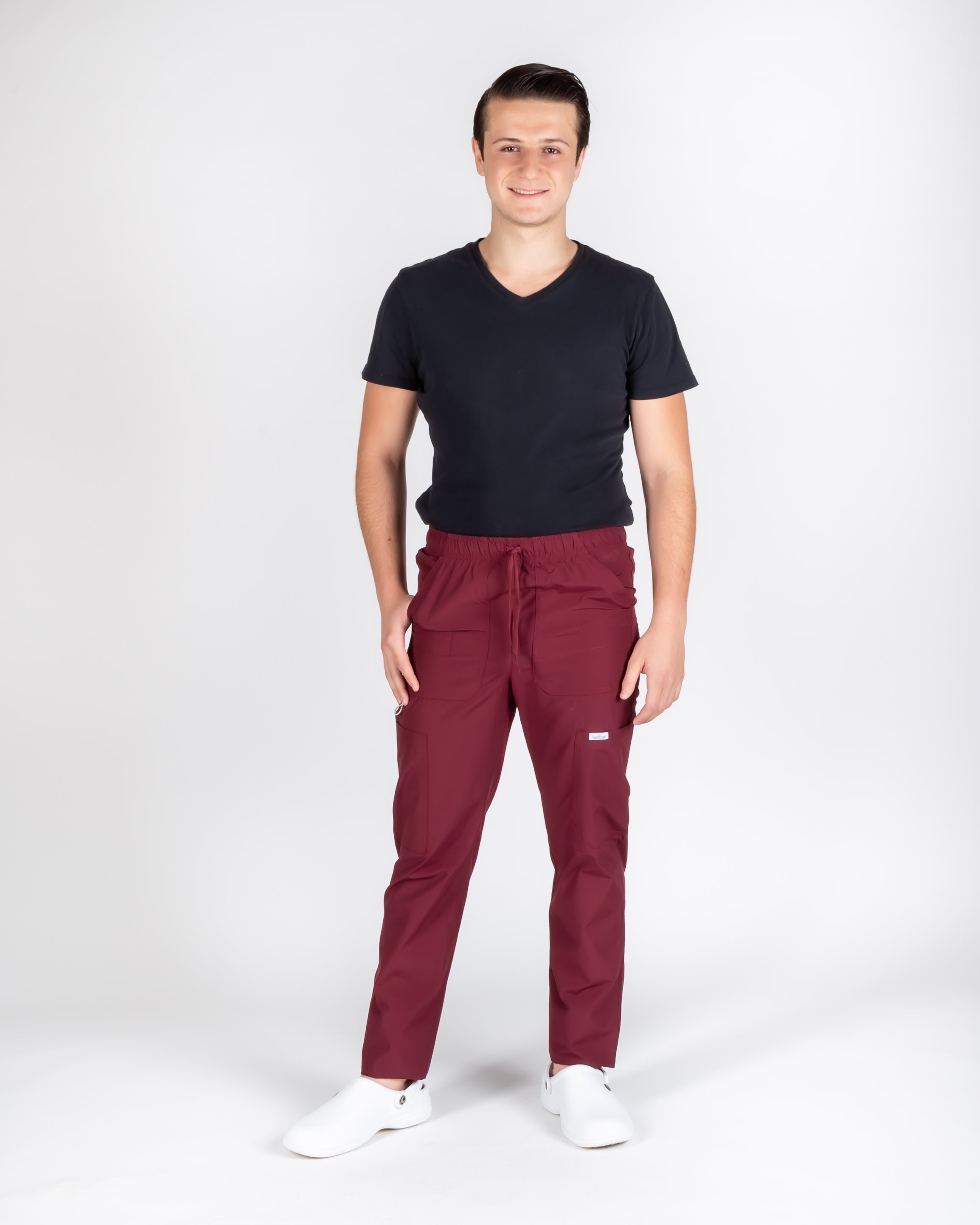 Pantalón Quirúrgico Hombre Tabasco - Guinda