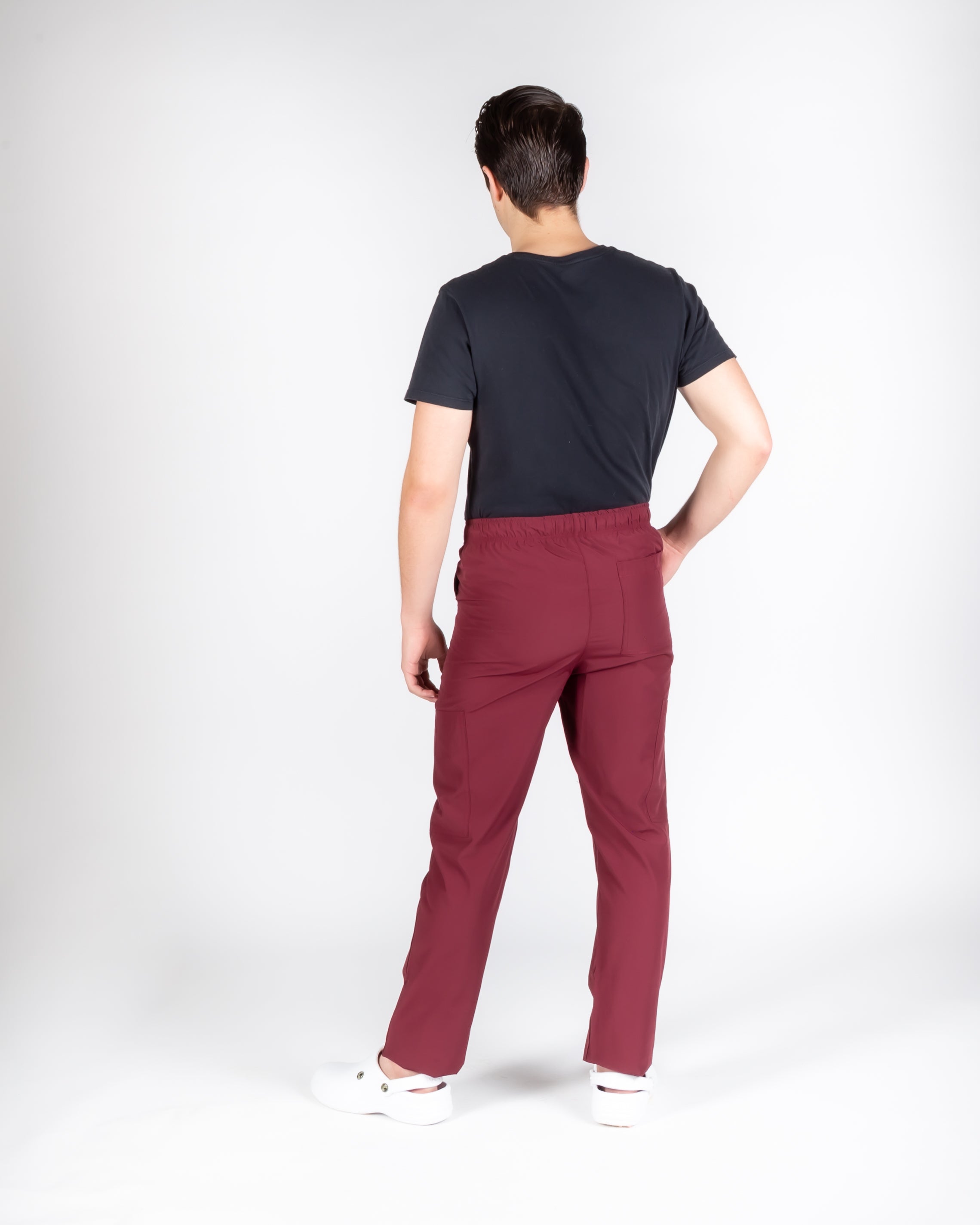 Pantalón Quirúrgico Hombre Tabasco - Guinda