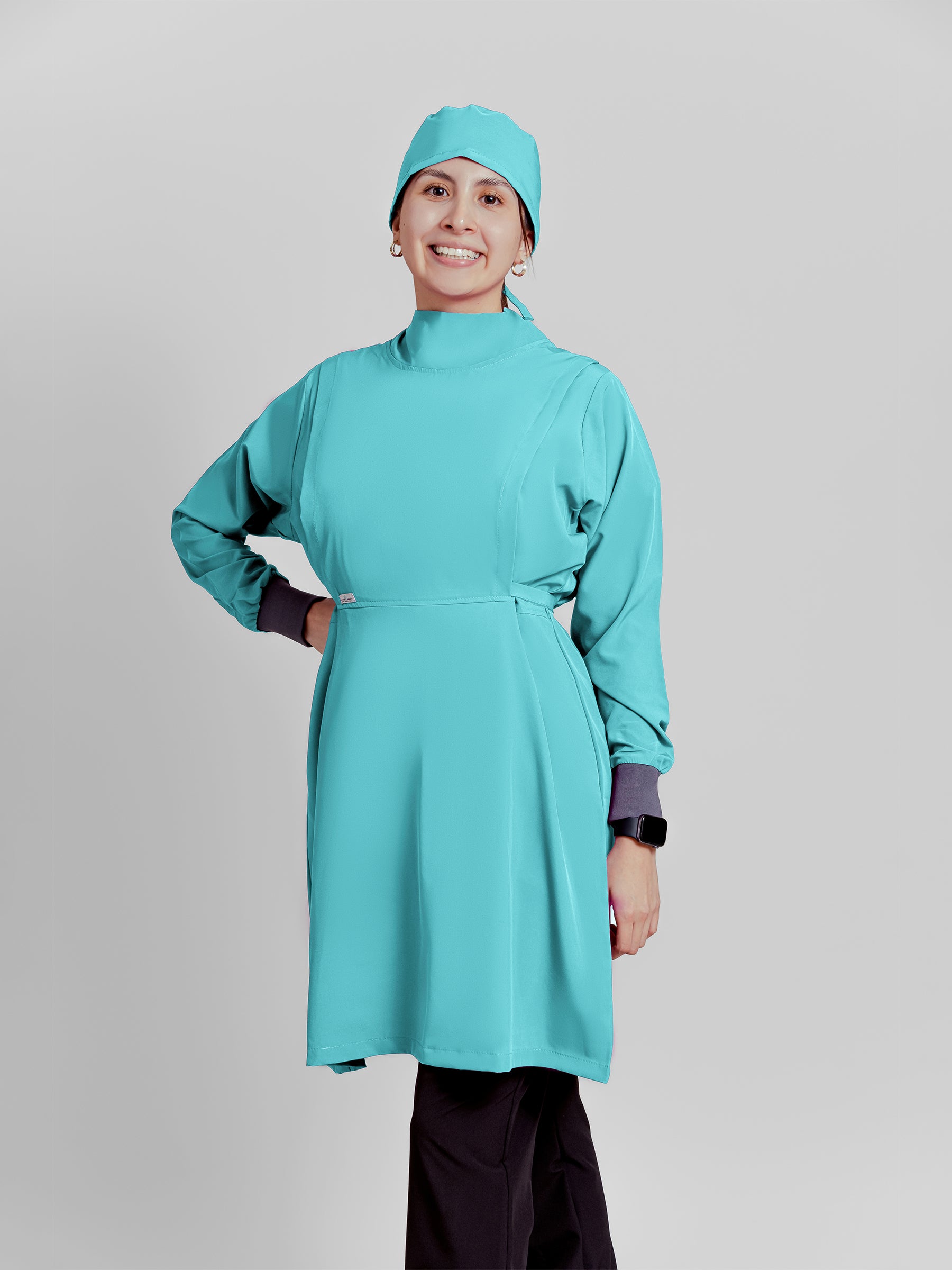 Bata Impermeable Mujer - Menta