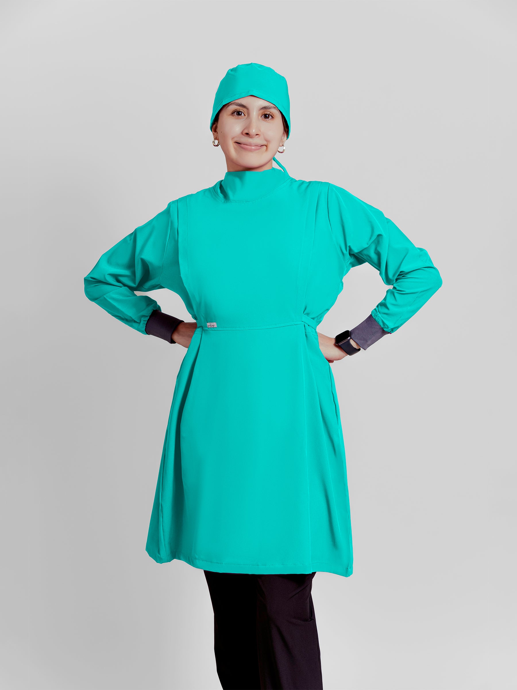 Bata Impermeable Mujer - Verde Esmeralda