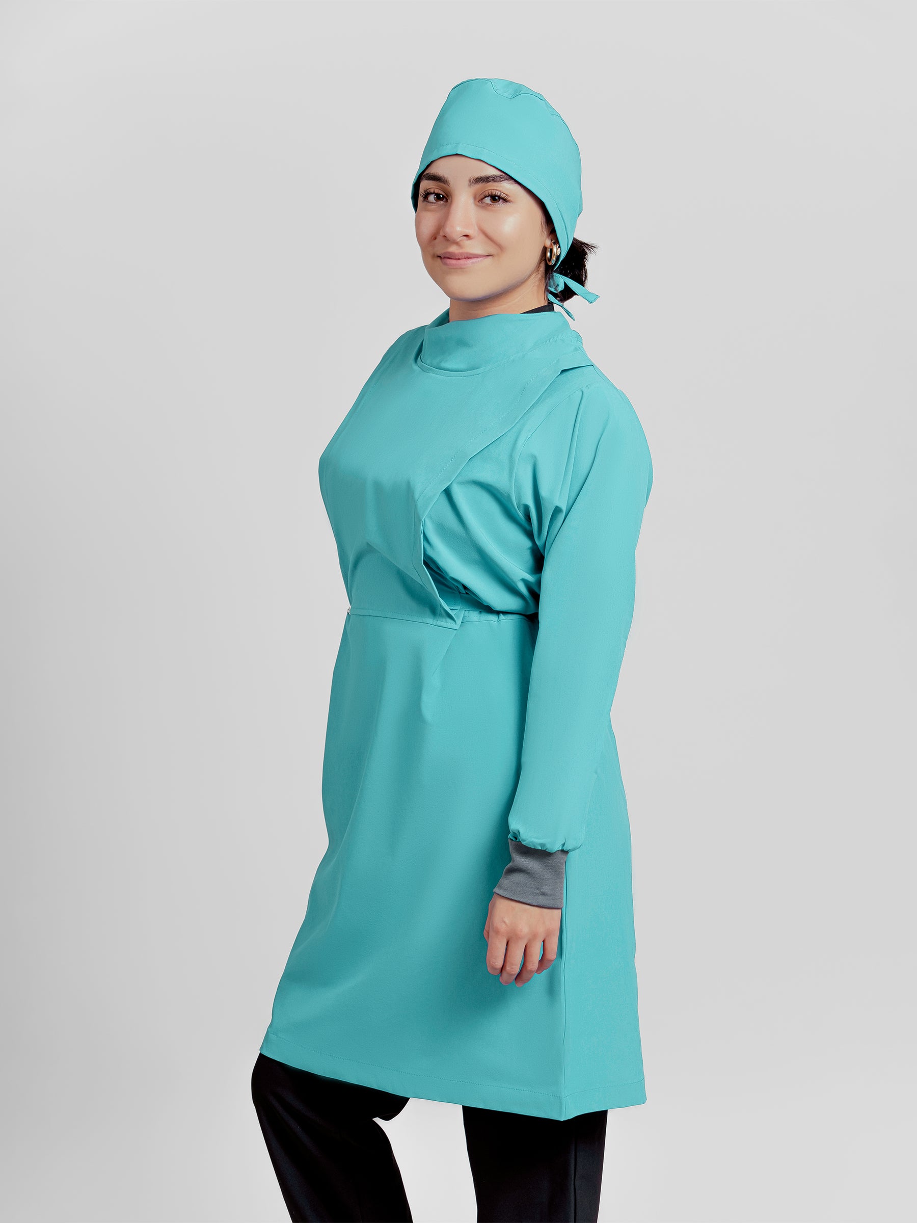 Bata Impermeable Mujer - Menta