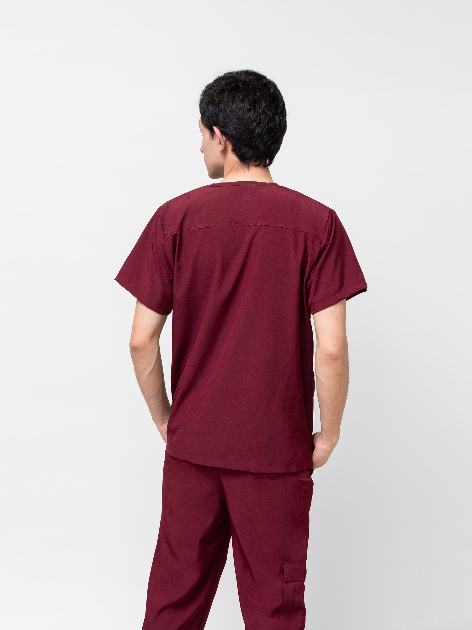 Pantalón Quirúrgico de Hombre Mérida - Guinda