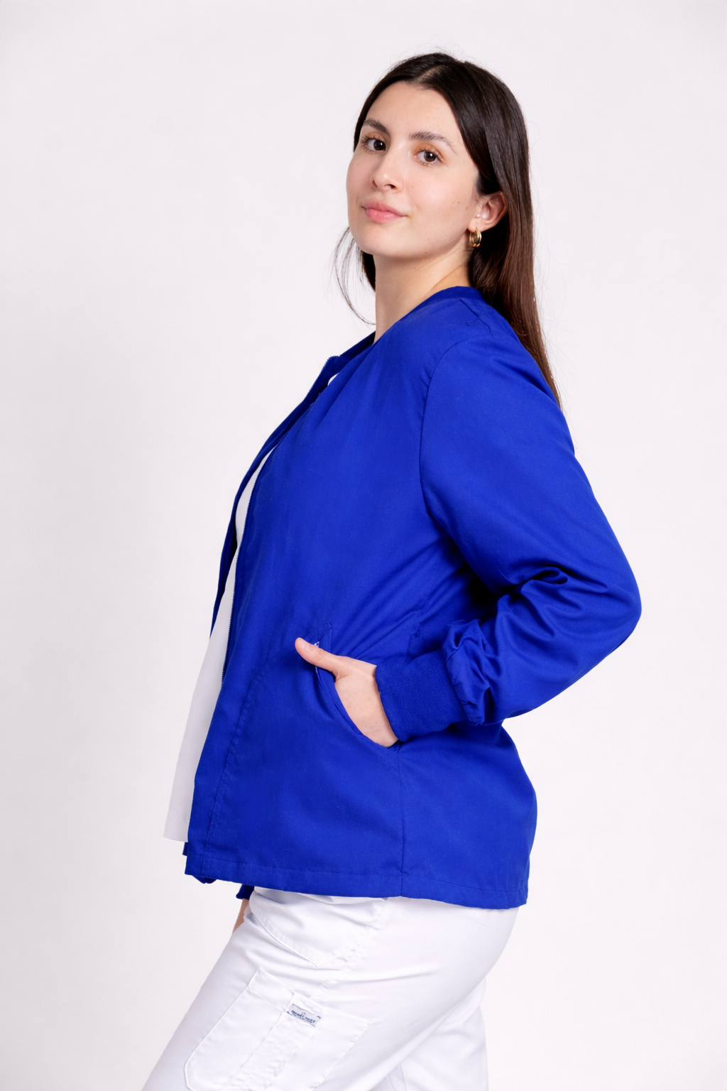 Filipina Manga Larga Mujer - Azul Rey