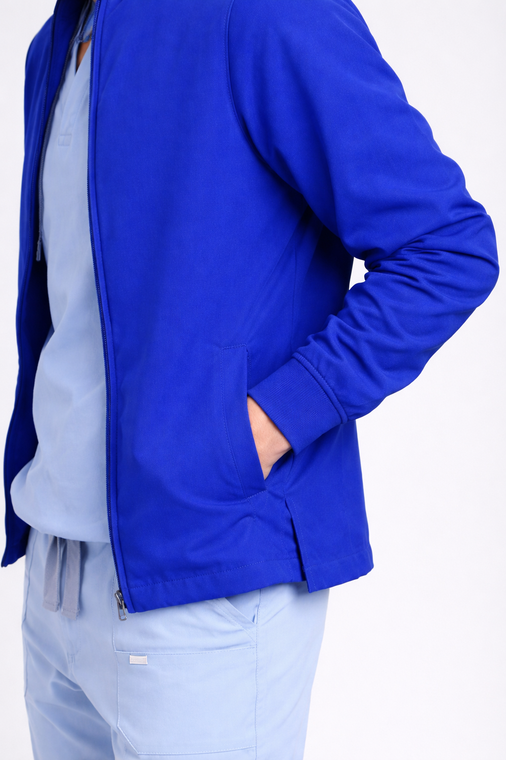 Filipina Manga Larga Hombre - Azul Rey