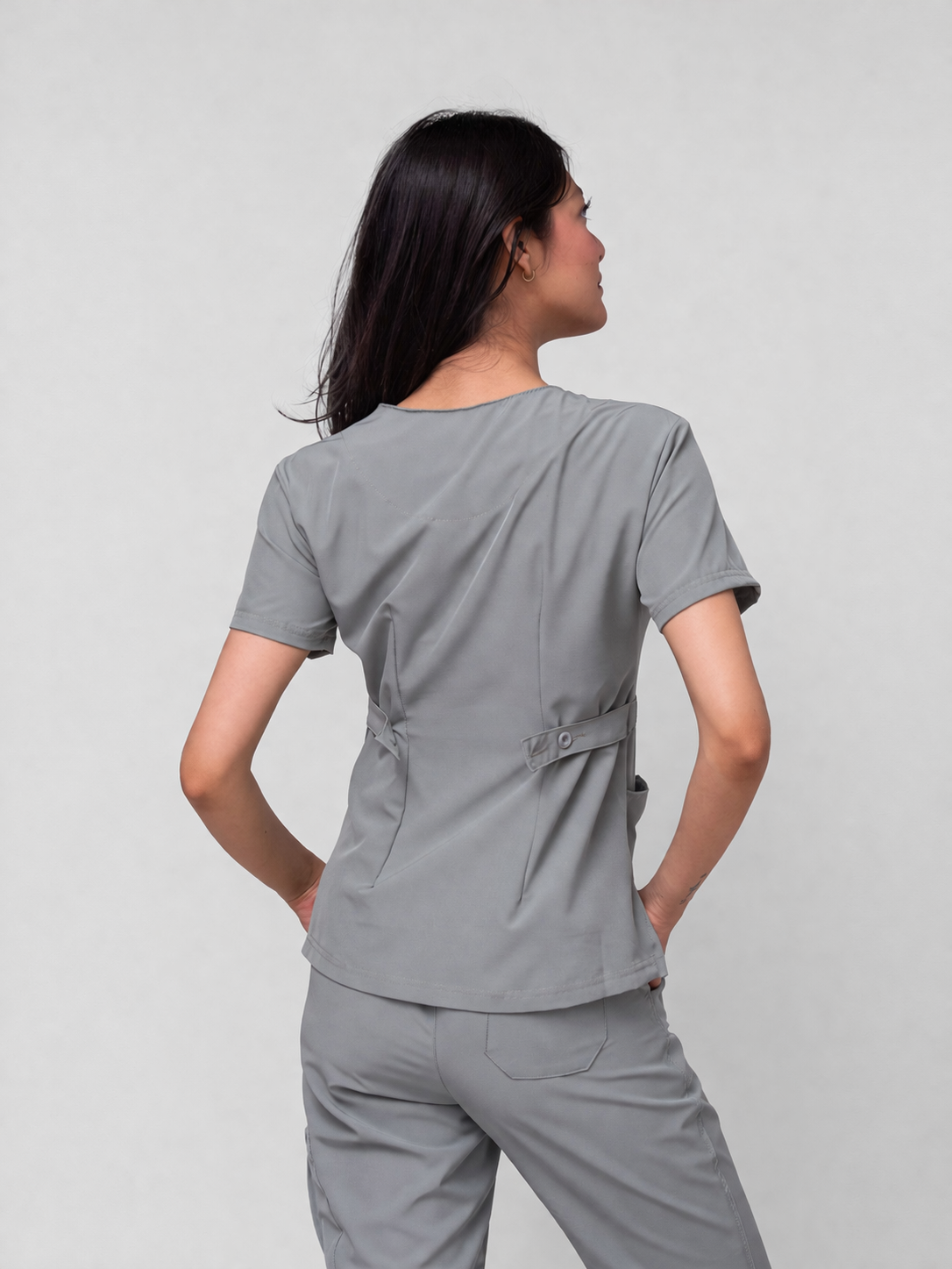 Pantalón Quirúrgico Mujer Oaxaca - Gris Claro