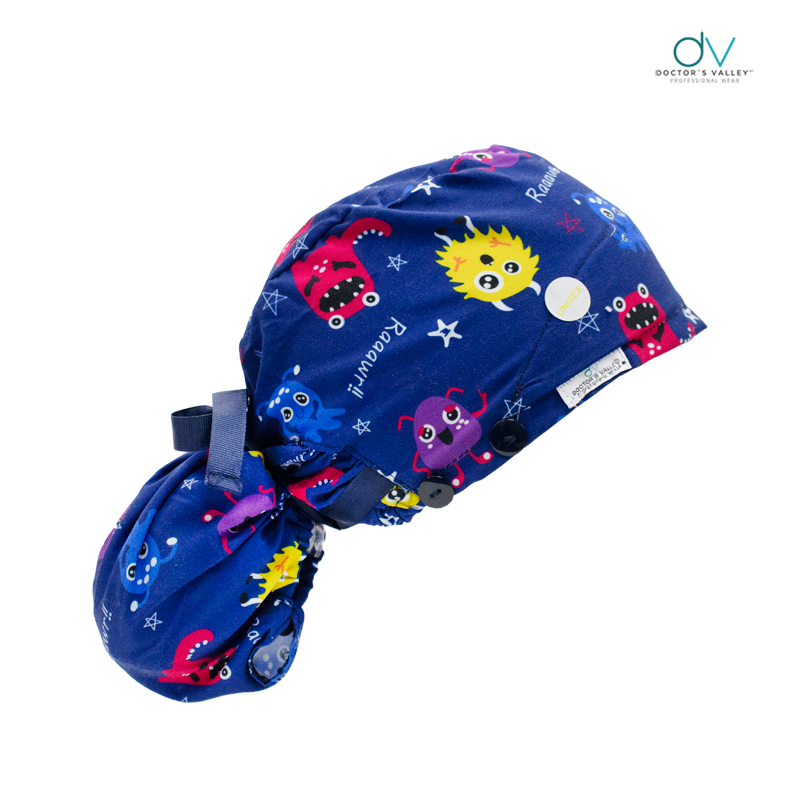 Cofia Premium Estampada - Microbios