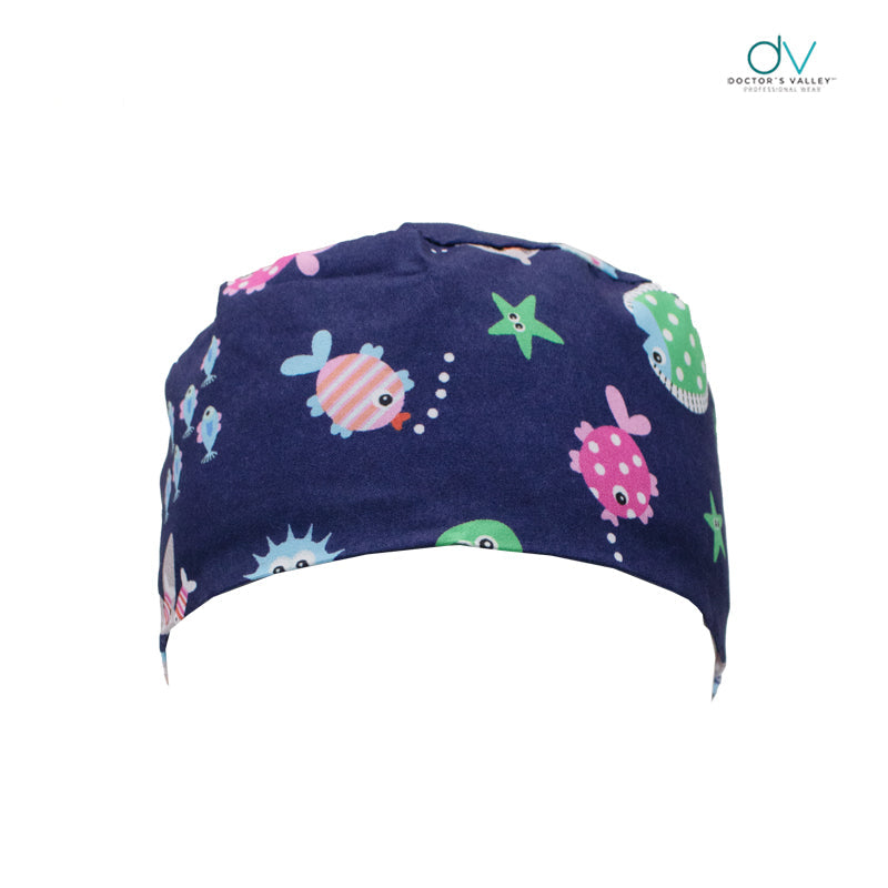 Cofia Quirúrgica Estampada - Focas