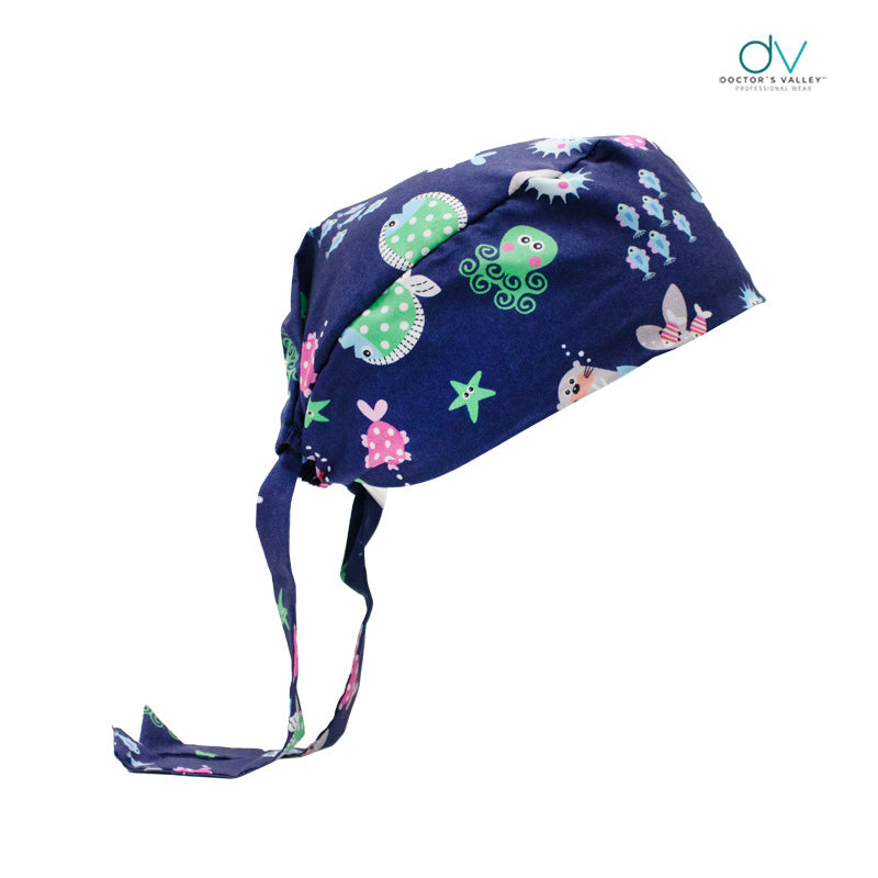 Cofia Quirúrgica Estampada - Focas