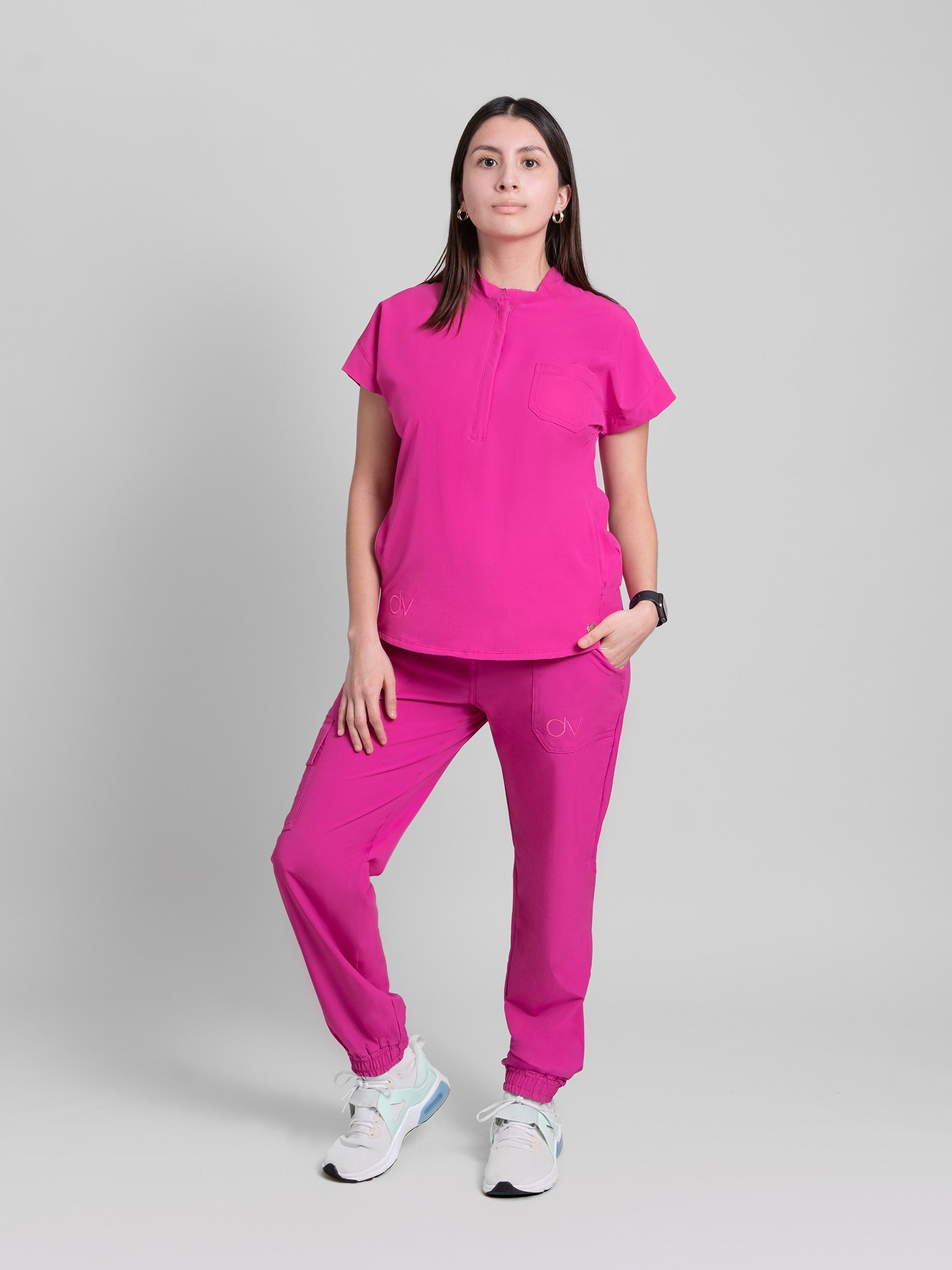 Pantalón Jogger Mujer Lux - Fucsia