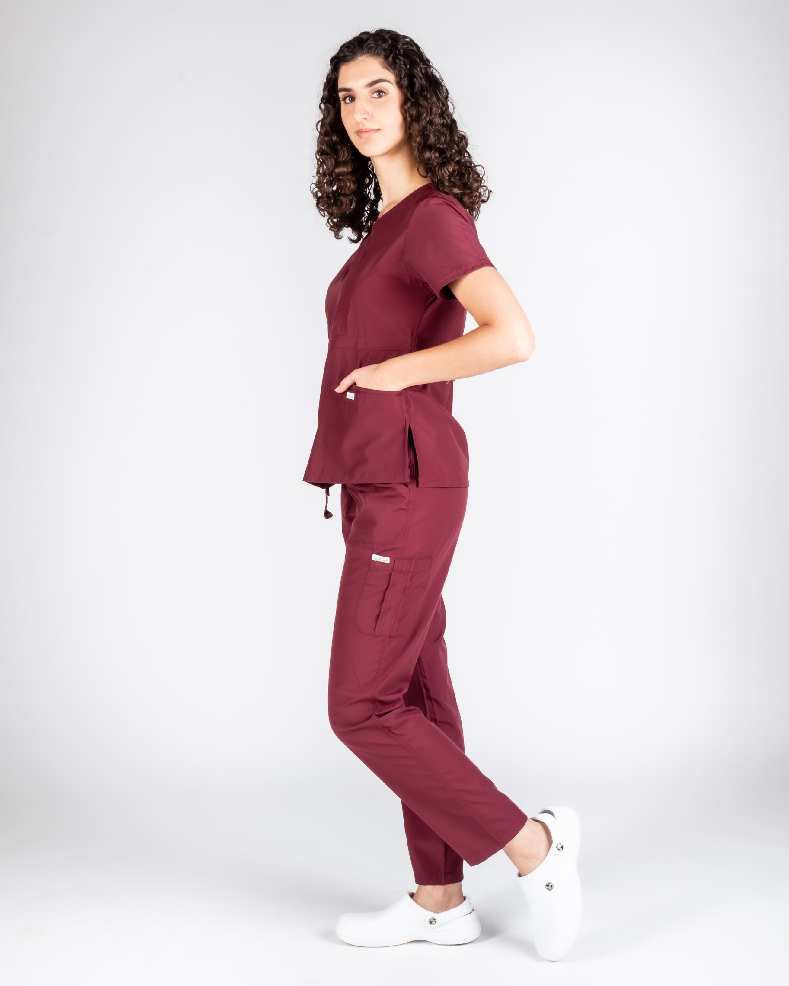 Pantalón Quirúrgico Mujer Oaxaca - Guinda