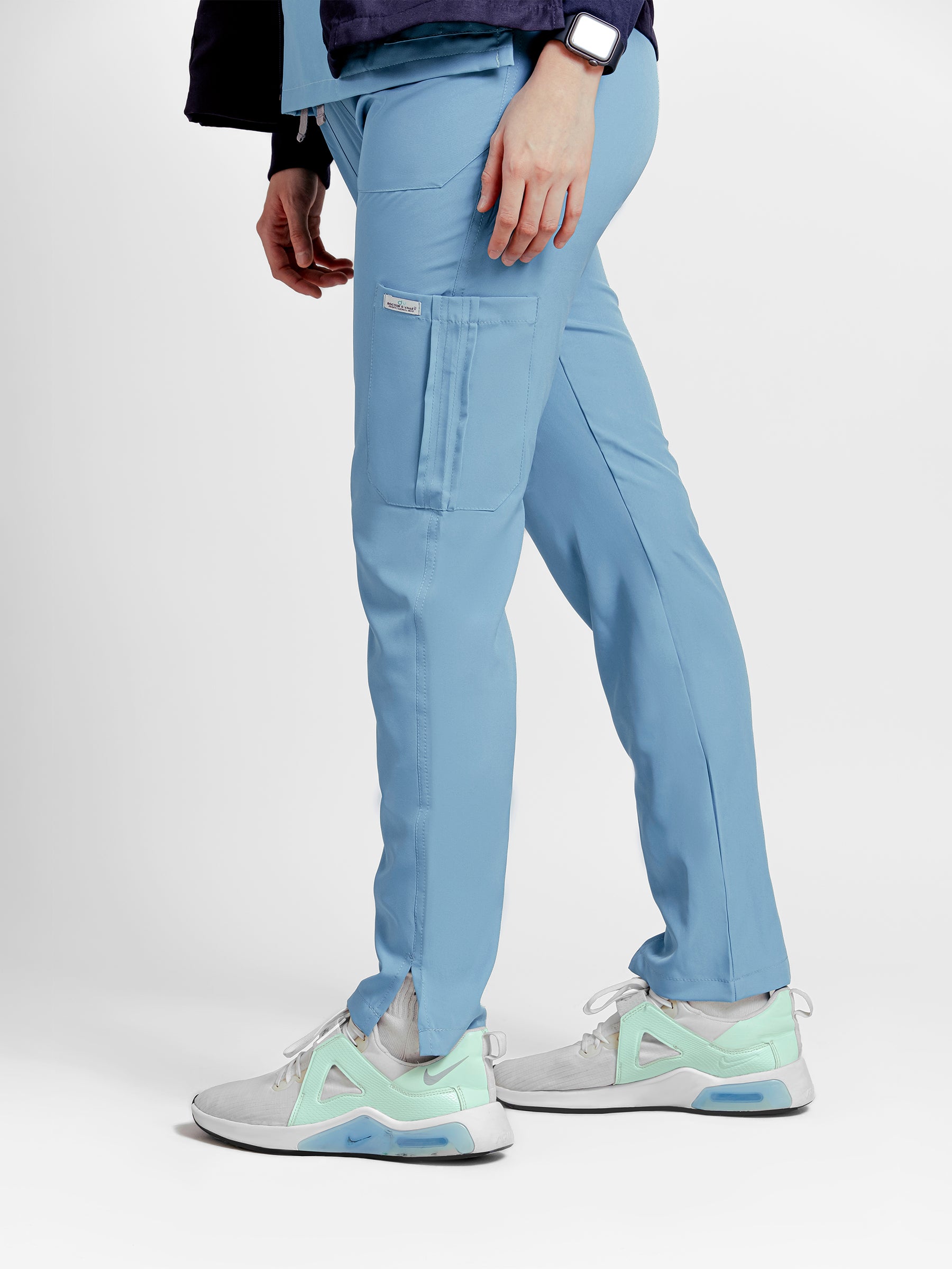 Pantalón Quirúrgico de Mujer Mérida - Azul Cielo